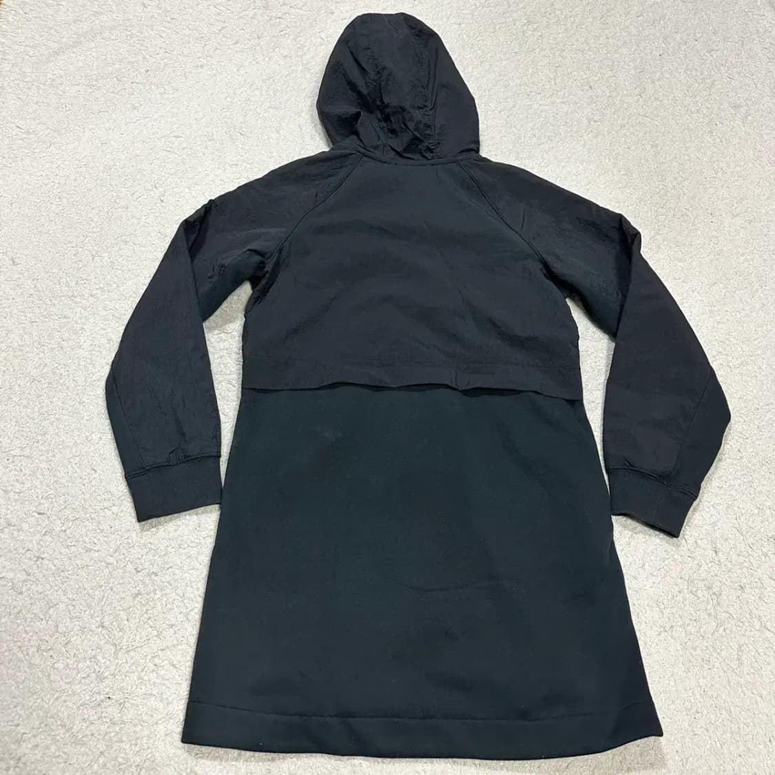 나이키 블랙 후드 롱 바람막이 기모 여성 추천 상품이미지5