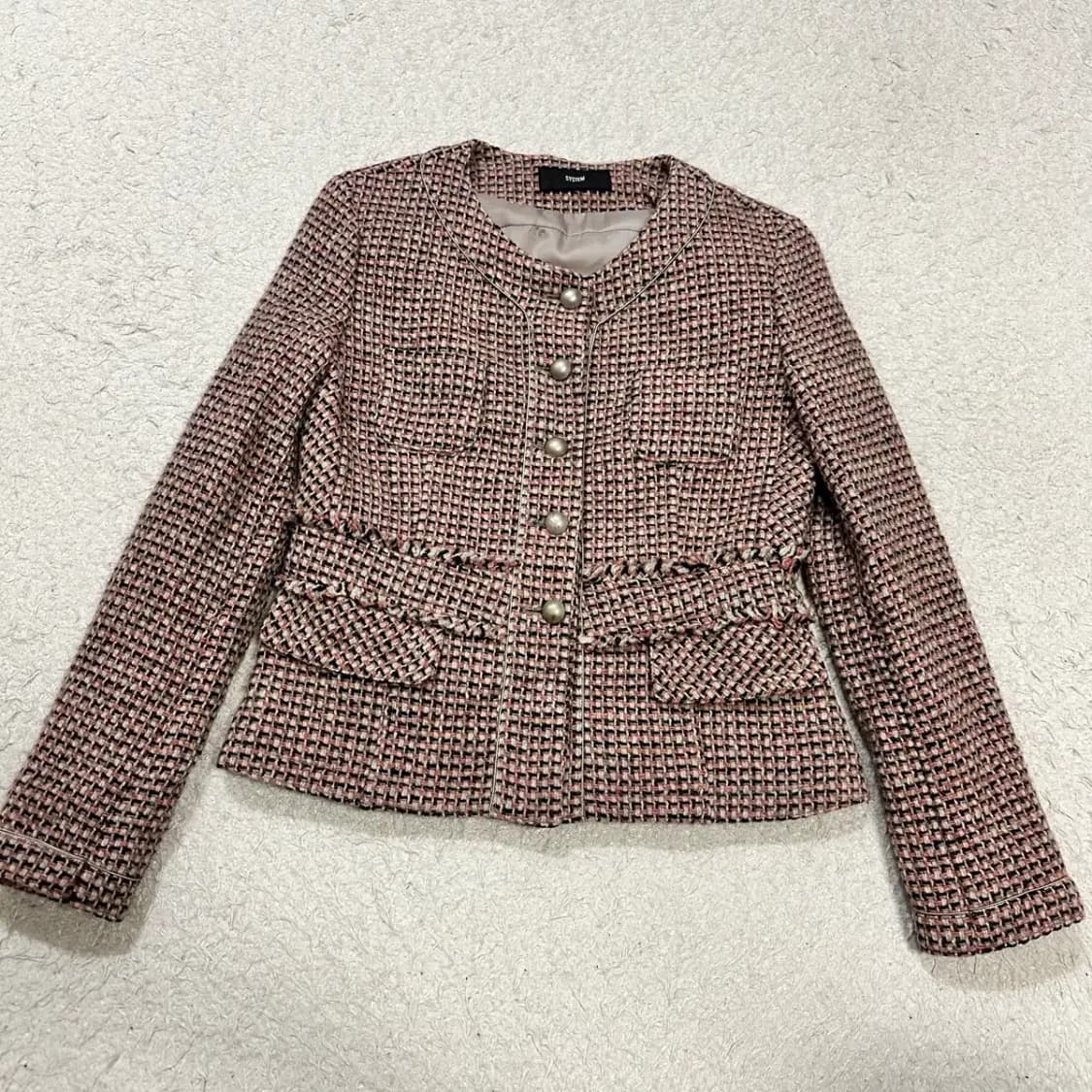 SYSTEM 시스템 트위드 자켓 여성 상품이미지1