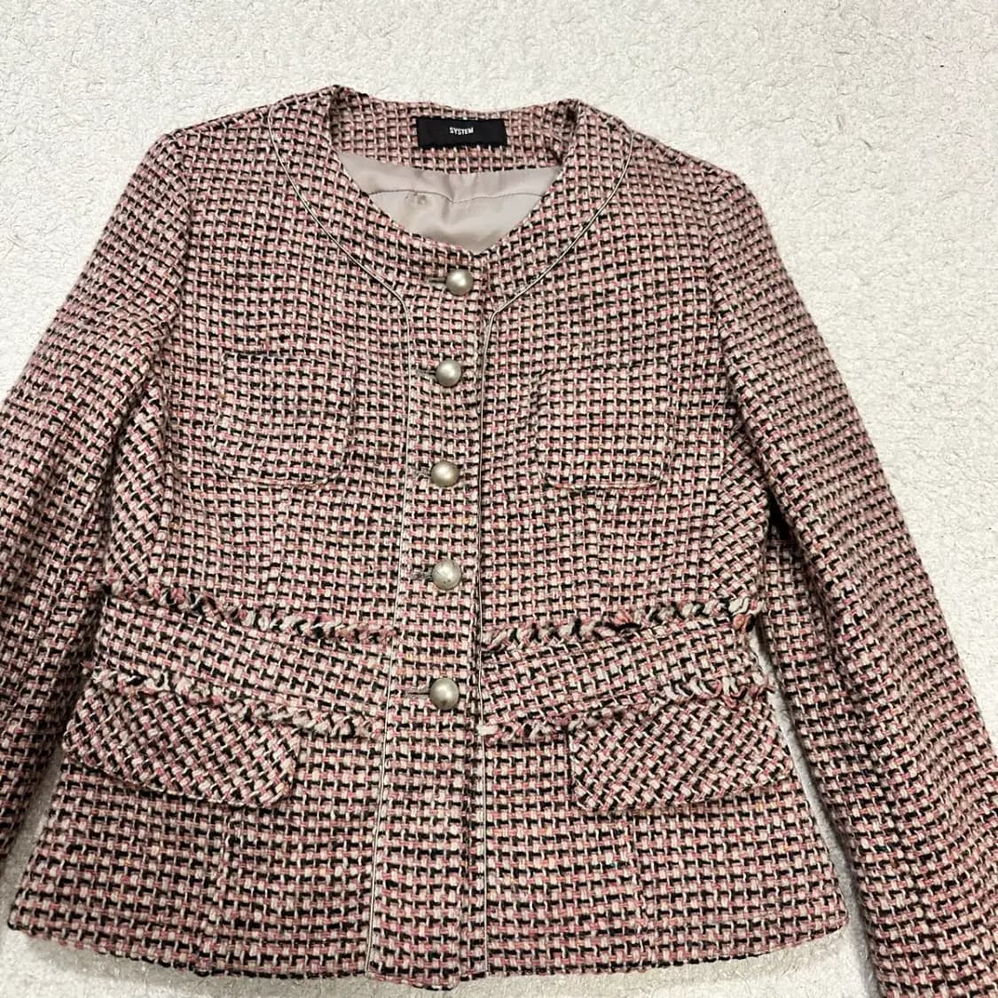 SYSTEM 시스템 트위드 자켓 여성 상품이미지2