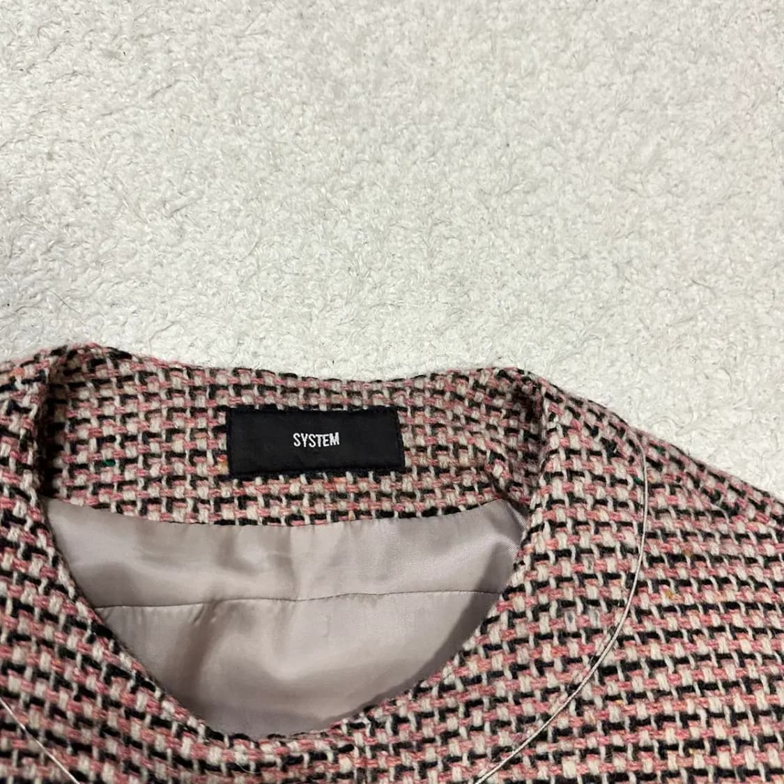 SYSTEM 시스템 트위드 자켓 여성 상품이미지3