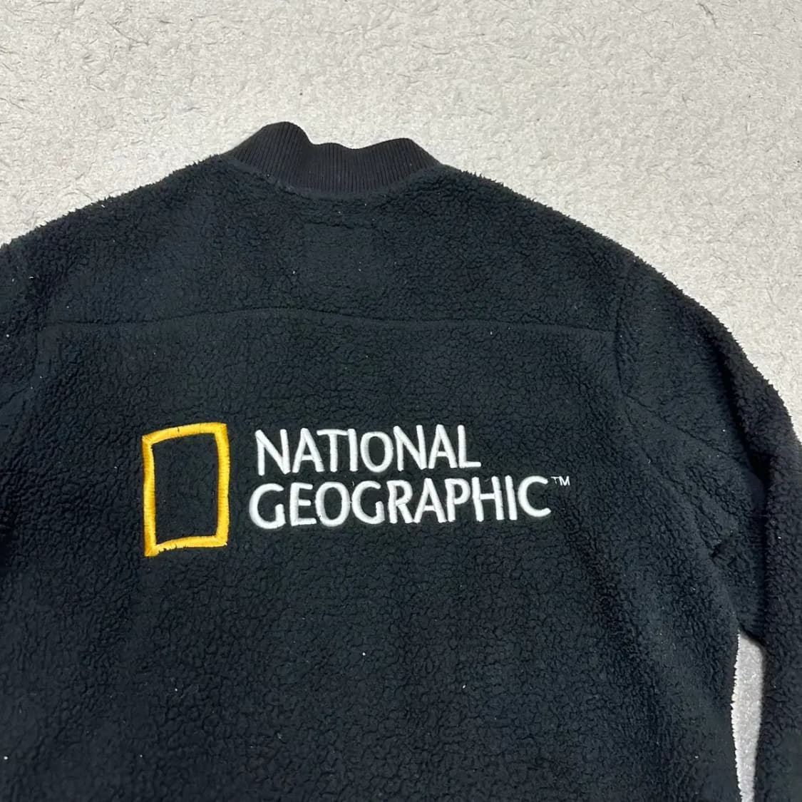내셔널지오그래픽 뽀글이 롱 플리스 블랙 s 90 상품이미지6