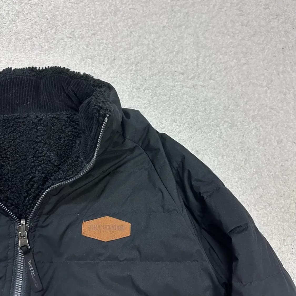 트루릴리젼 리버시블 후리스 롱패딩 m 95 상품이미지5