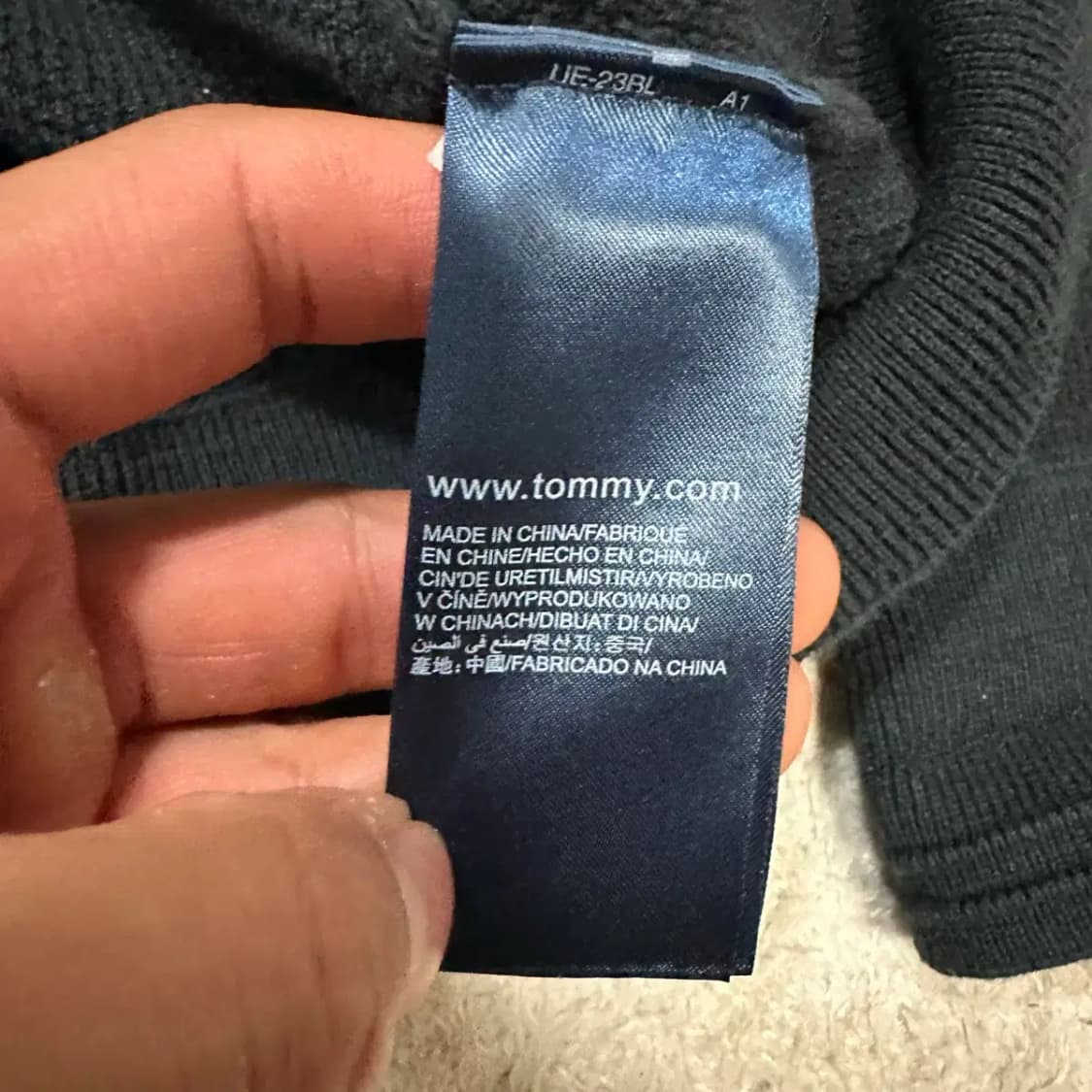 타미힐피거 니트 집업 상품이미지5