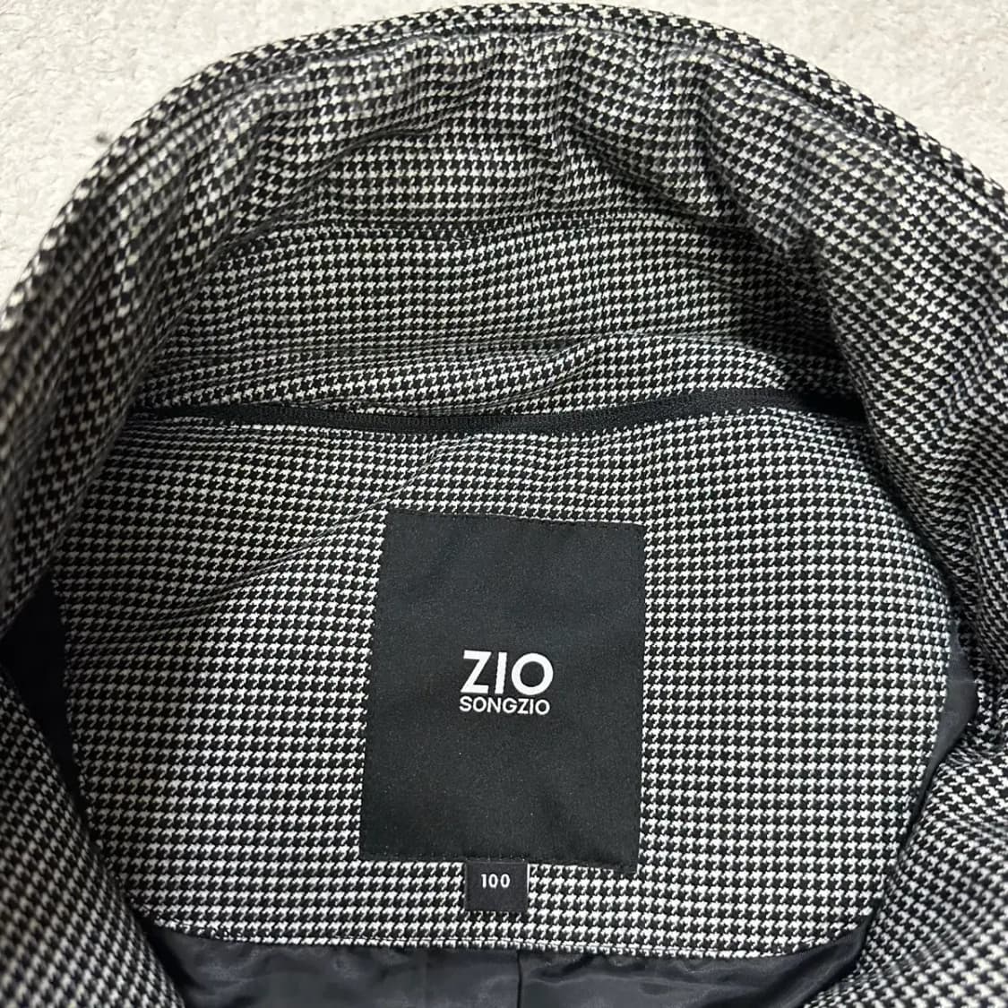 지오송지오 패딩 체크 100 상품이미지3