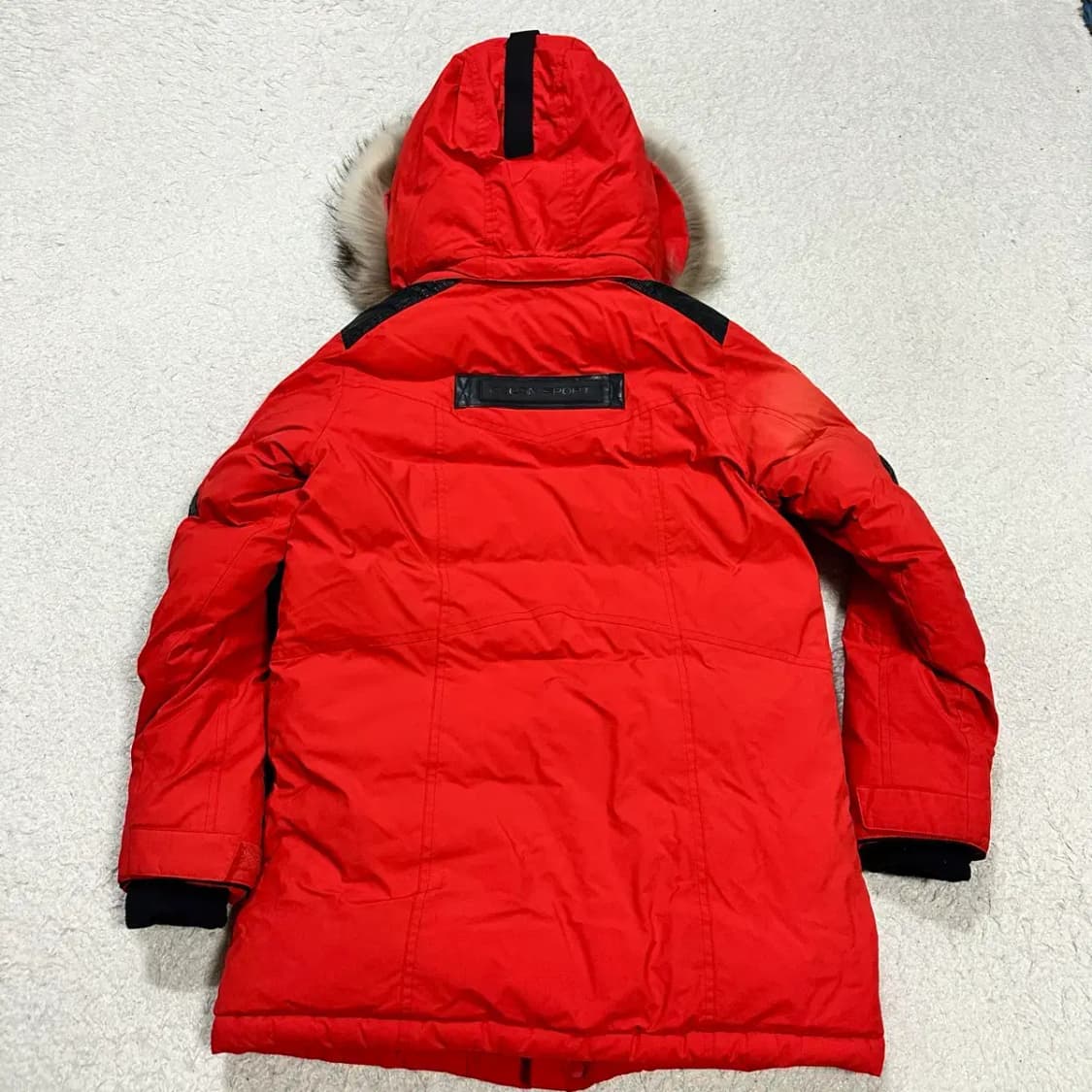 코오롱스포츠 패딩 레드 90 상품이미지6