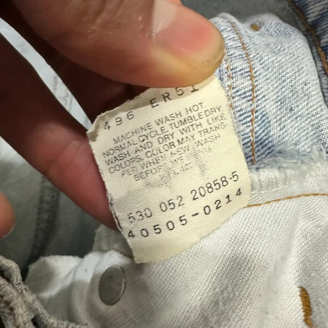 리바이스 505 청바지 데님 팬츠 30인치 상품이미지4