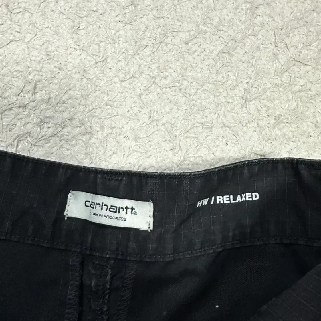 칼하트 블랙 카고 바지 여성 25인치 상품이미지4