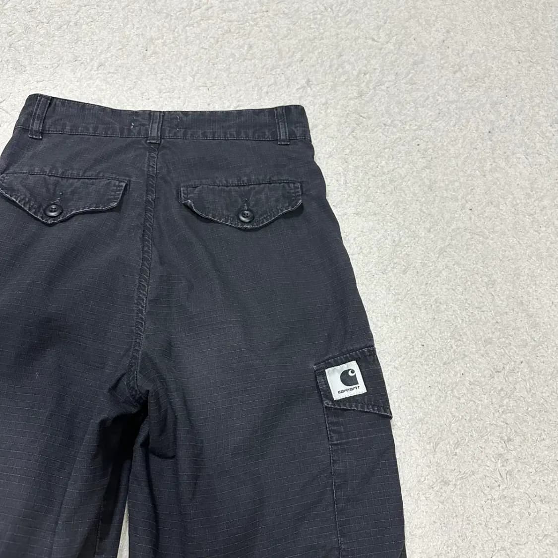 칼하트 블랙 카고 바지 여성 25인치 상품이미지7