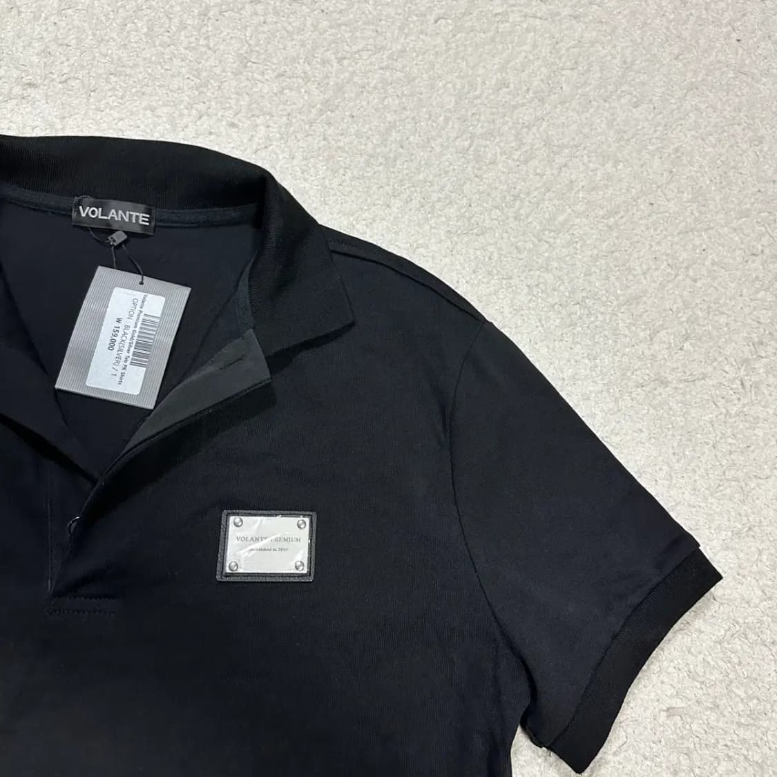 볼란테 블랙 PK 반팔티셔츠 1 상품이미지2