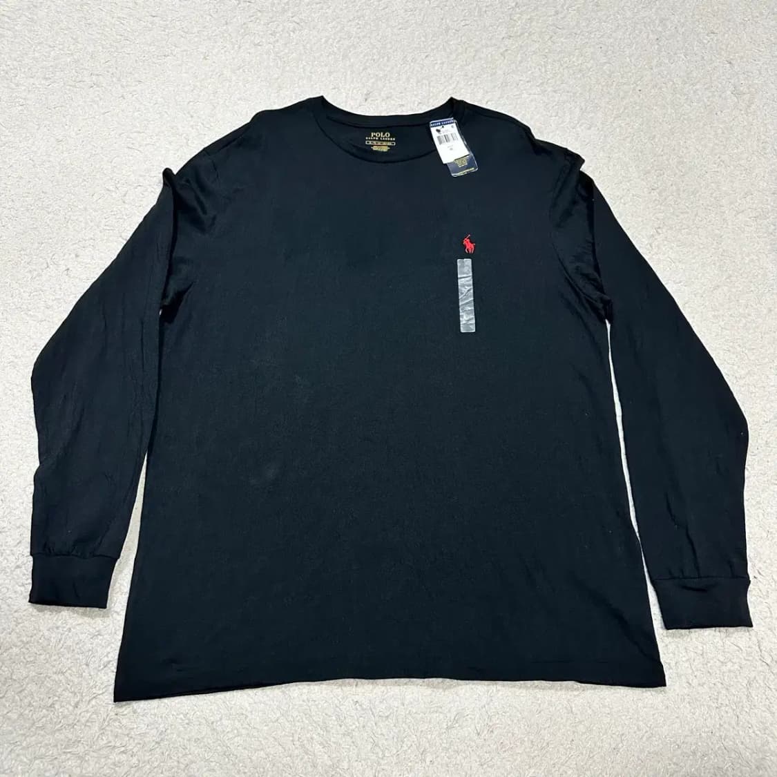 폴로 랄프로렌 블랙 긴팔 티셔츠 xl 상품이미지1