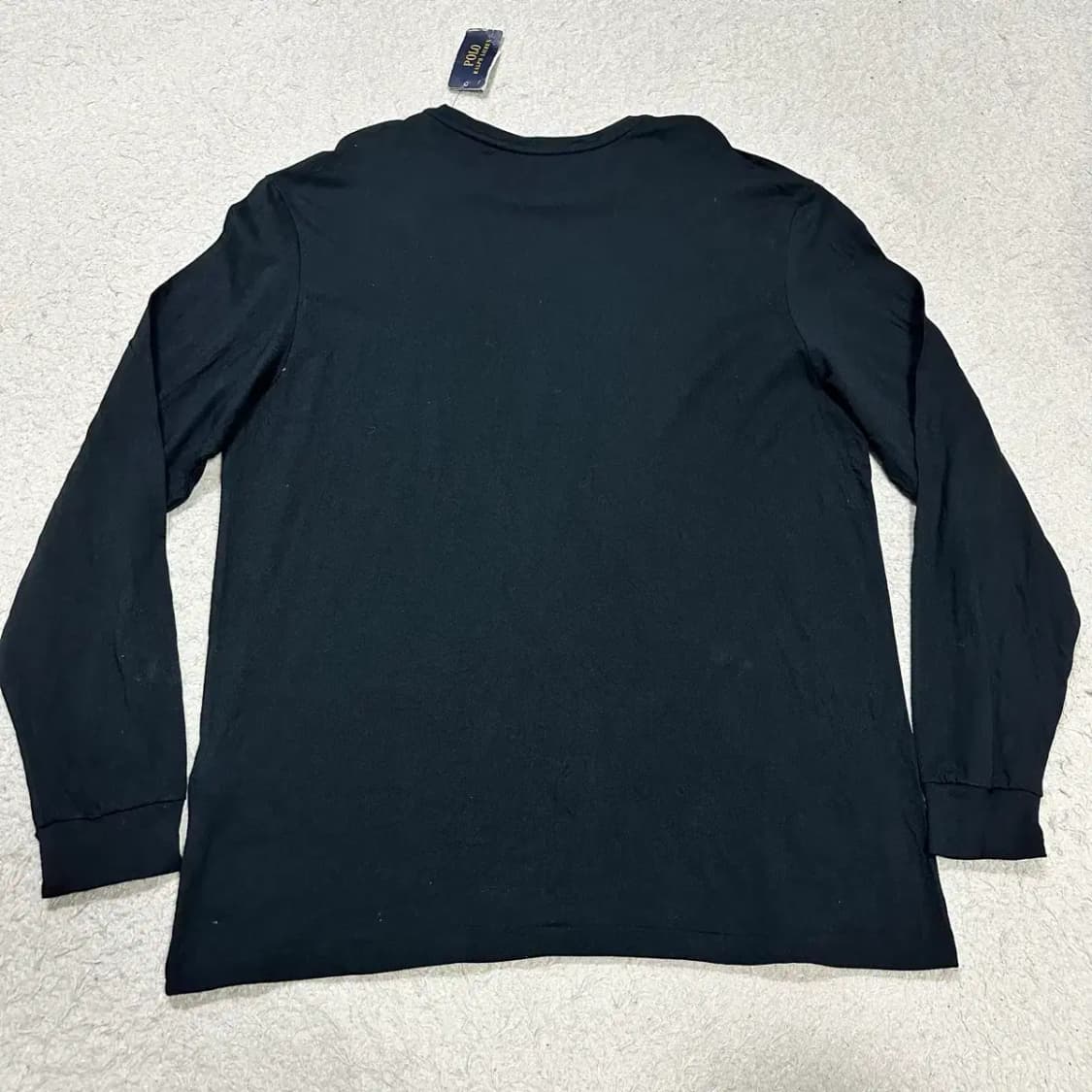 폴로 랄프로렌 블랙 긴팔 티셔츠 xl 상품이미지5