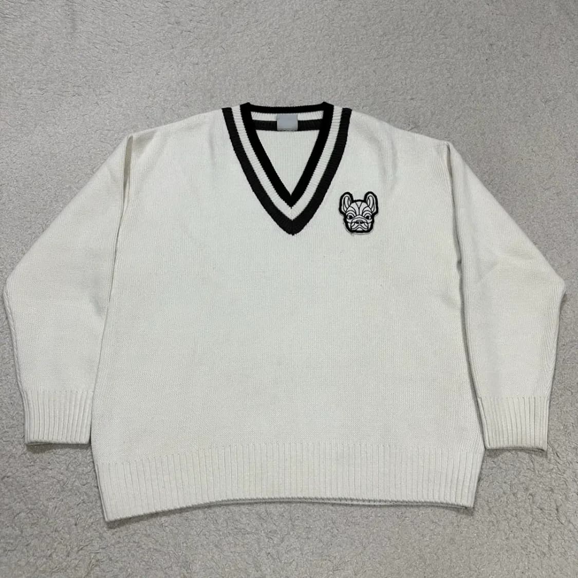 라이프워크 니트 브이넥 오버핏 상품이미지1