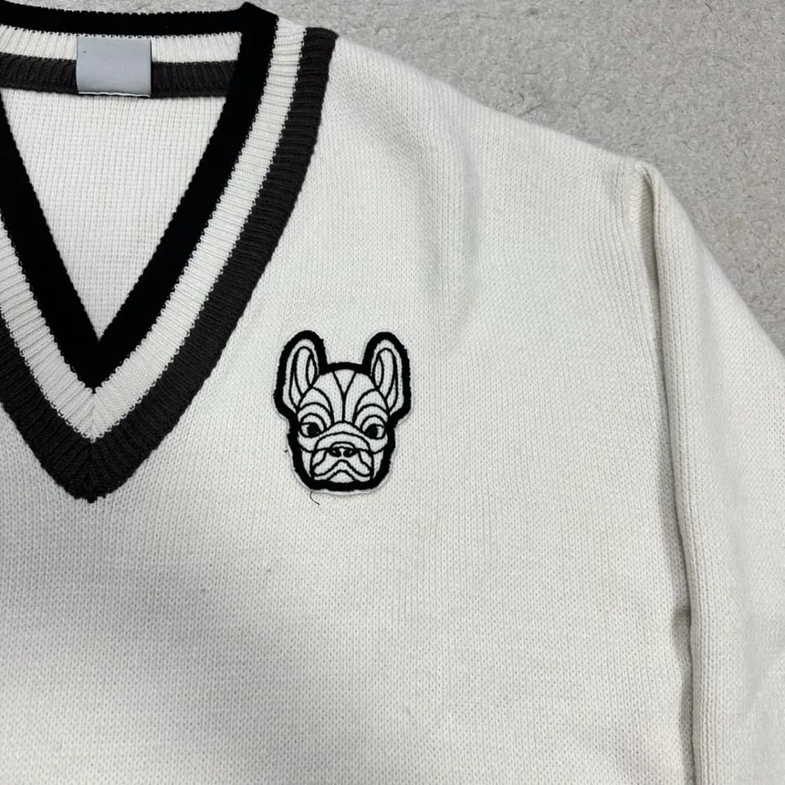 라이프워크 니트 브이넥 오버핏 상품이미지2