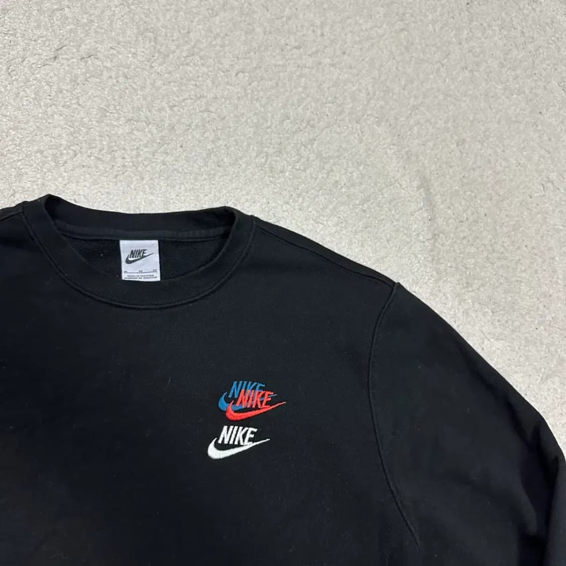 나이키 블랙 맨투맨 티셔츠 xl 상품이미지3
