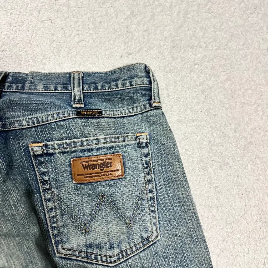 랭글러 빈티지 데님 청바지 32인치 상품이미지7
