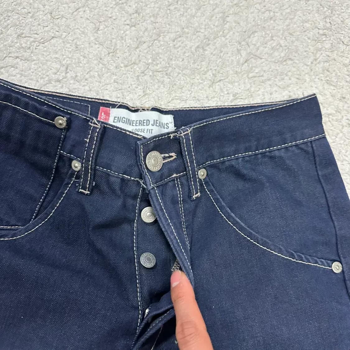 리바이스 엔지니어드진 청바지 데님 팬츠 25인치 상품이미지2