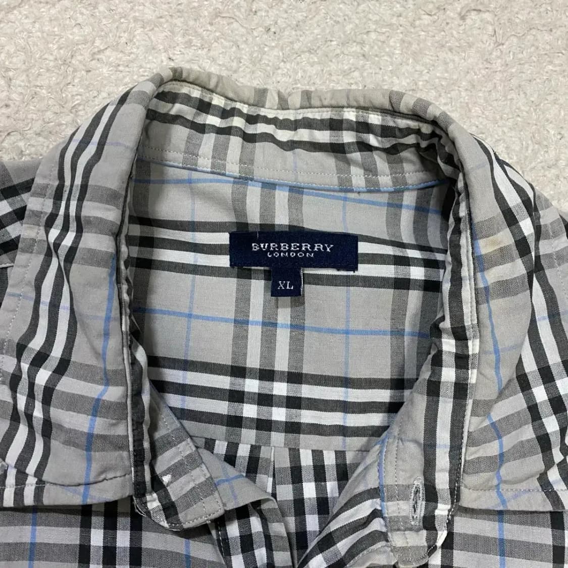 버버리 셔츠 체크 xl 상품이미지4