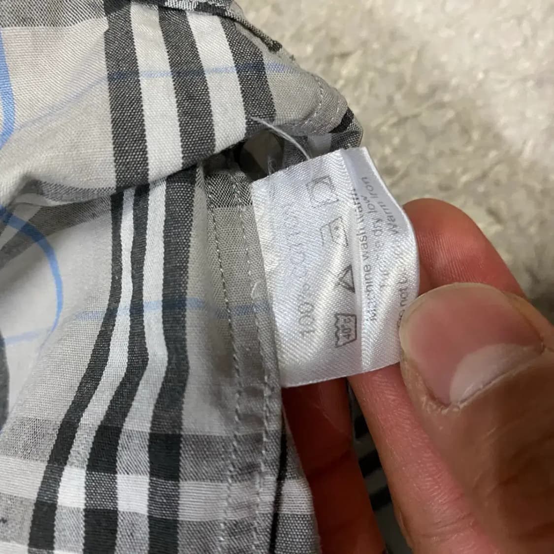 버버리 셔츠 체크 xl 상품이미지6