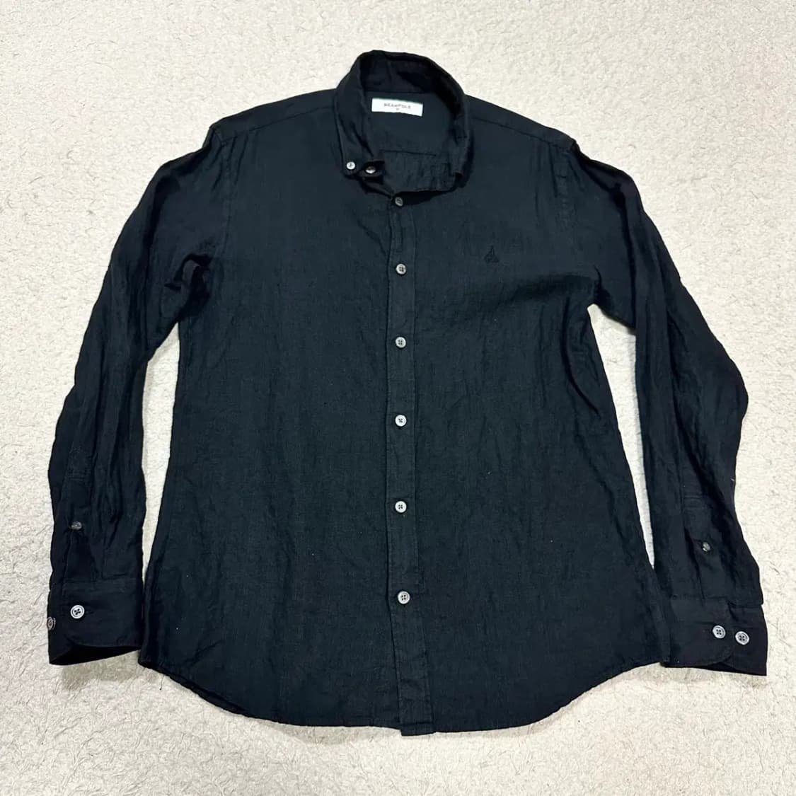 빈폴 린넨 셔츠 블랙 상품이미지1