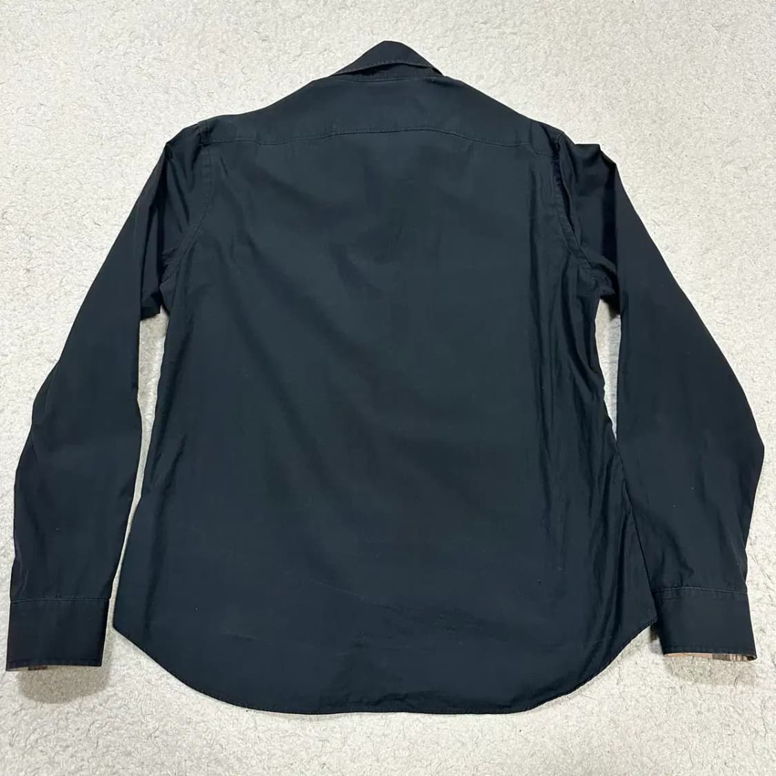 버버리 셔츠 블랙 L 상품이미지6