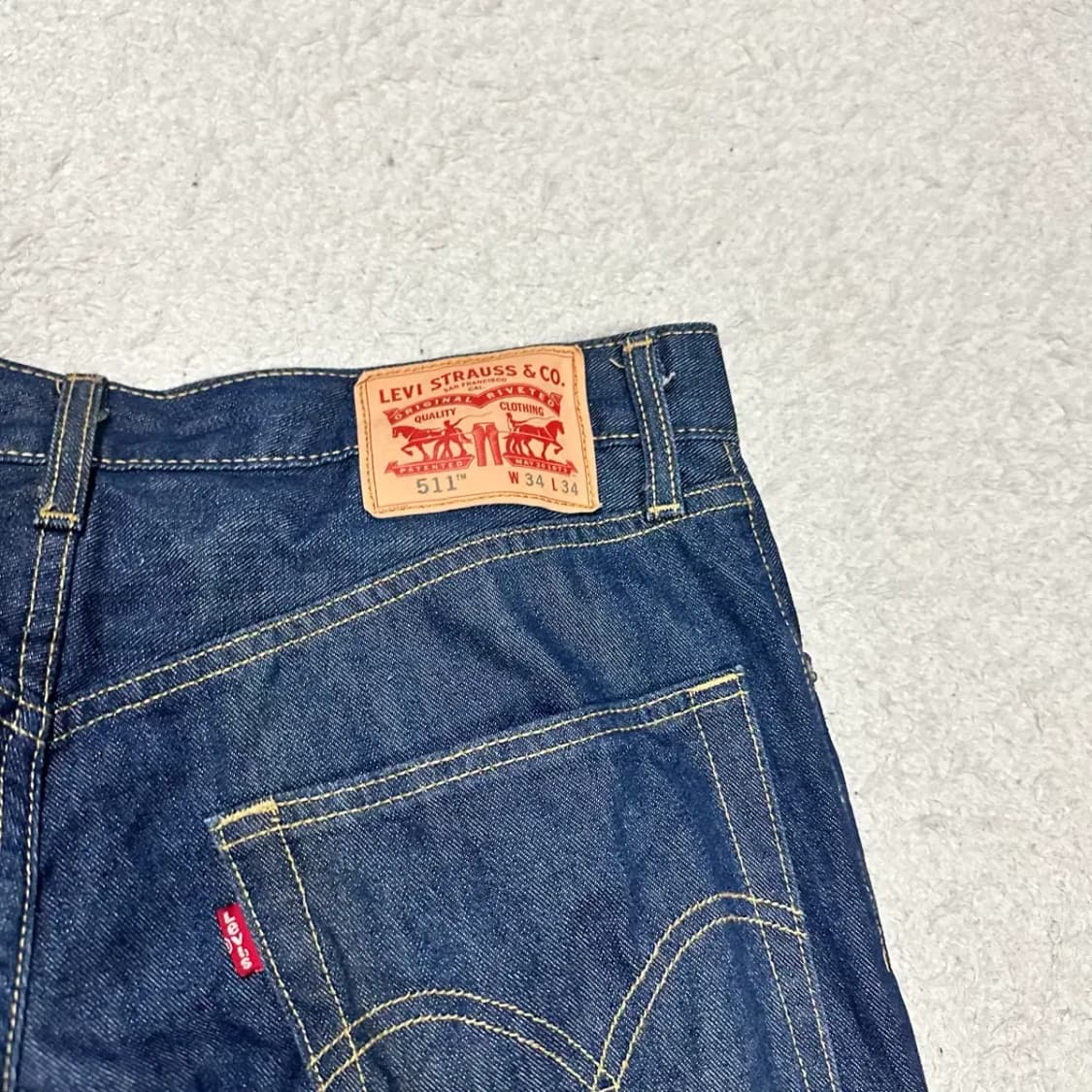 리바이스 511 청바지 데님 팬츠 33인치 상품이미지5
