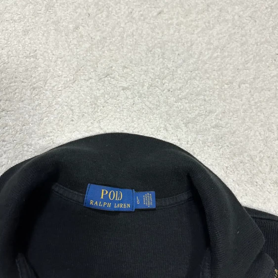 폴로 랄프로렌 블랙 하프집업 니트 L 상품이미지2