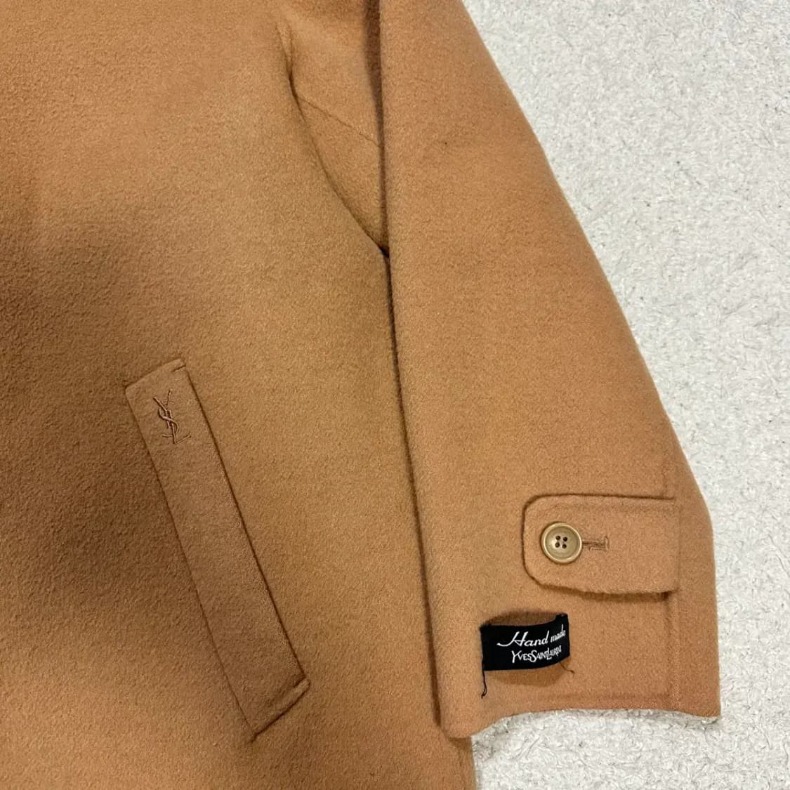 입생로랑 모직 코트 L 상품이미지4