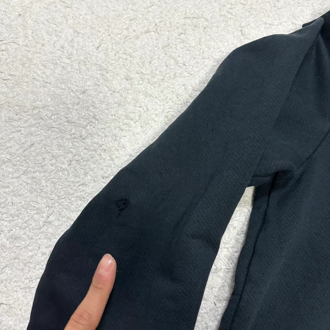 메종키츠네 폭스 패치 후드티 블랙 xl 상품이미지2