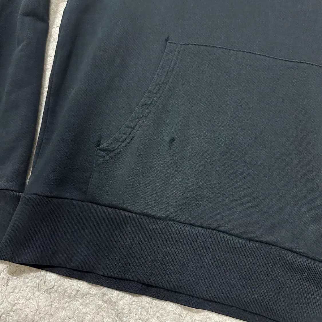 메종키츠네 폭스 패치 후드티 블랙 xl 상품이미지3