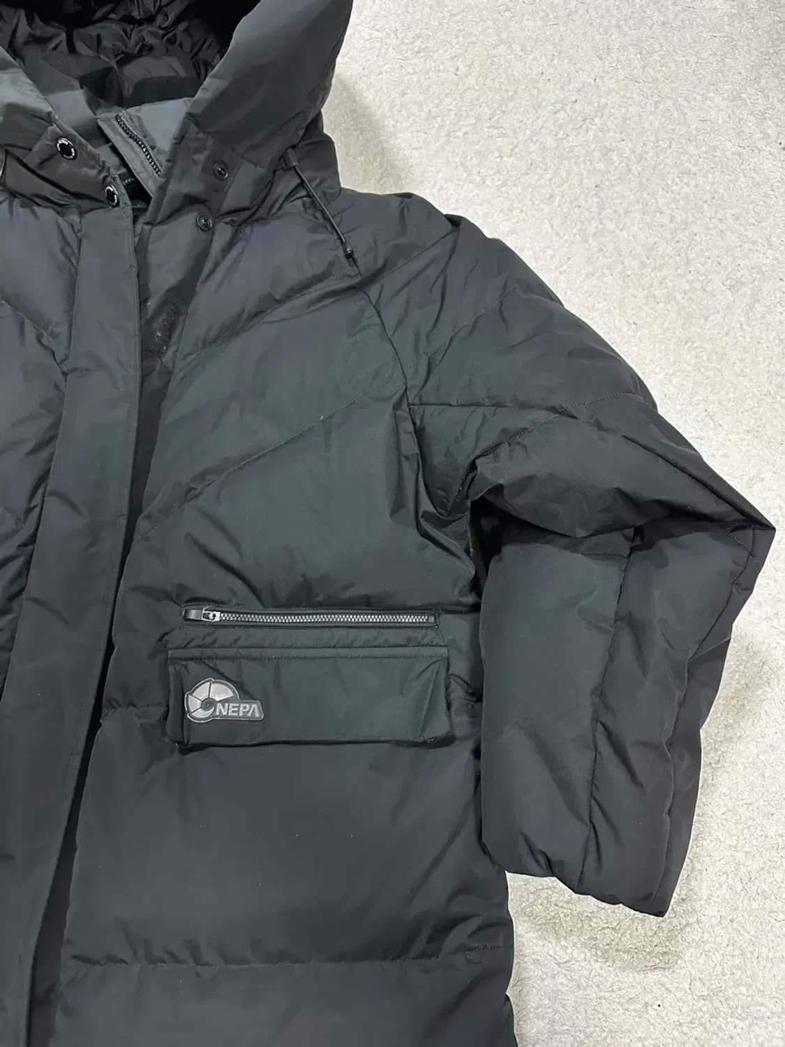 네파 롱패딩 블랙 95 상품이미지2