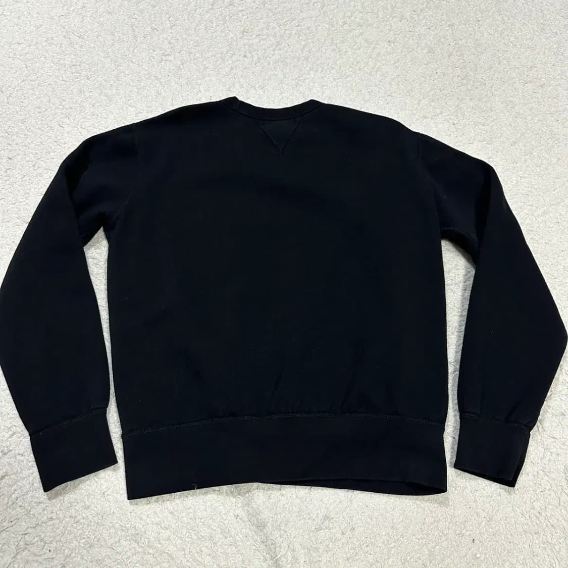 폴로 맨투맨 기모 블랙 s 상품이미지6