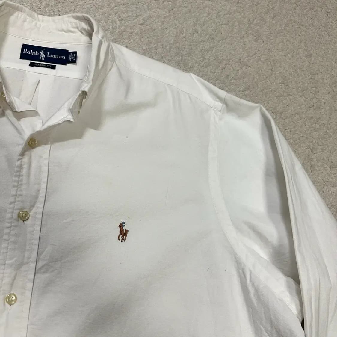 폴로 랄프로렌 옥스포드 셔츠 오버핏 상품이미지3