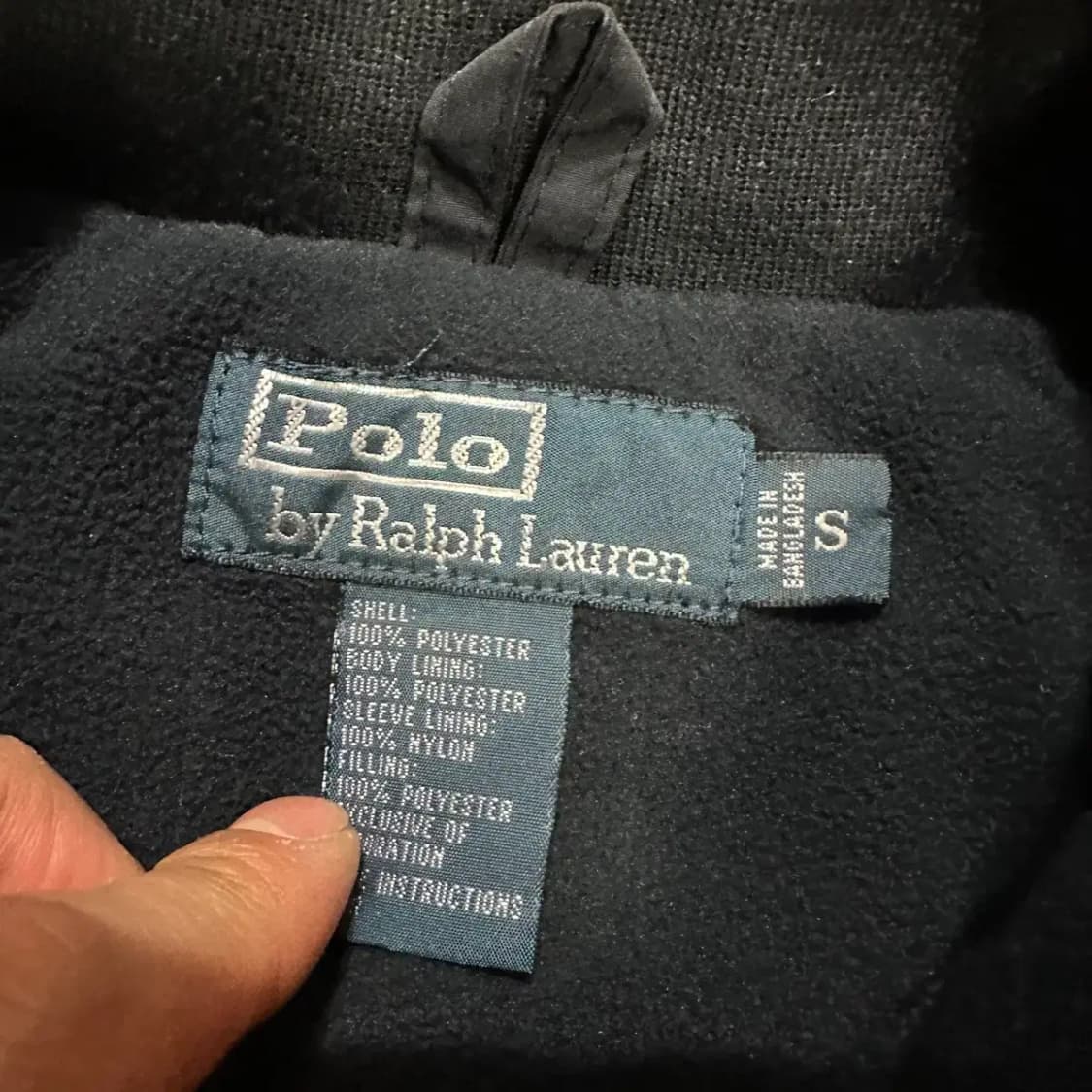 폴로 점퍼 네이비 s 상품이미지3