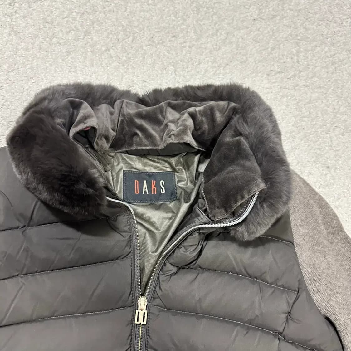 닥스 니트 소매 패딩 코트 90 상품이미지3