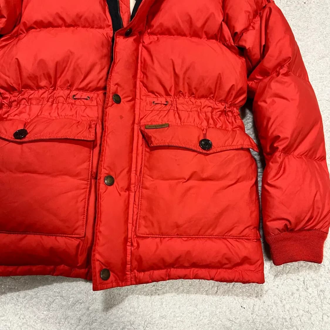 버버리 레드 푸퍼 패딩 자켓 14y 상품이미지2