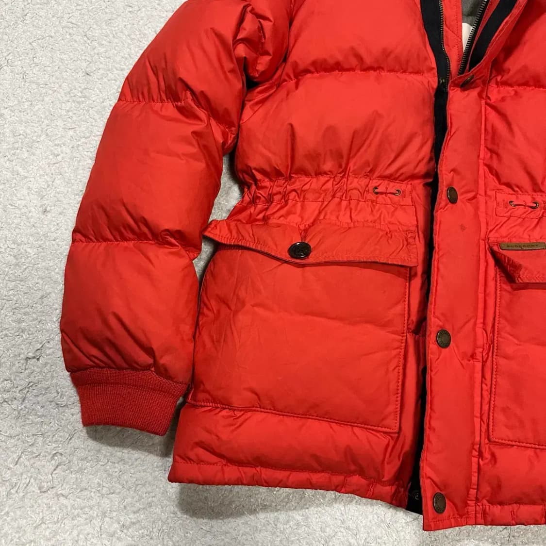 버버리 레드 푸퍼 패딩 자켓 14y 상품이미지3