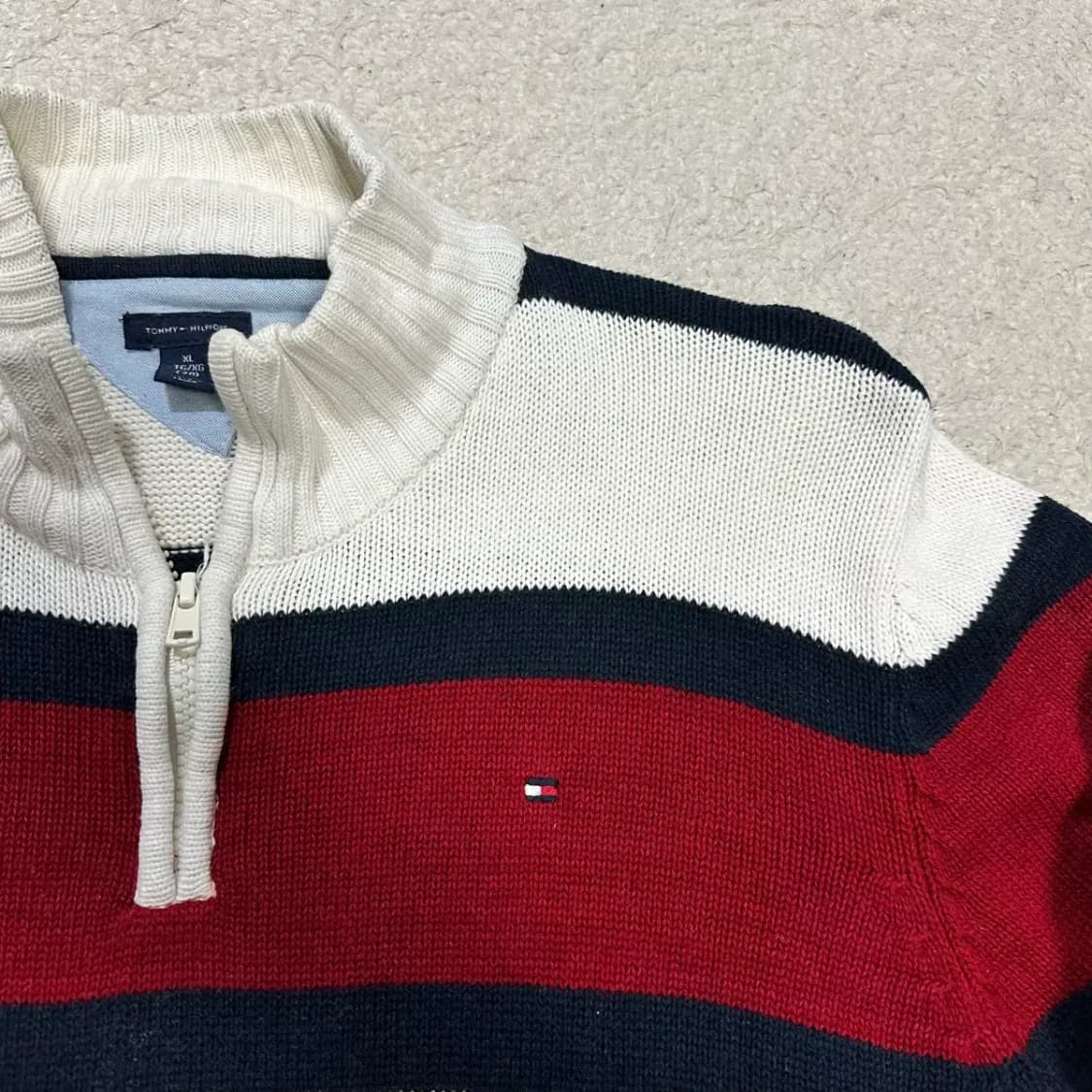 타미힐피거 반집업 니트 상품이미지2