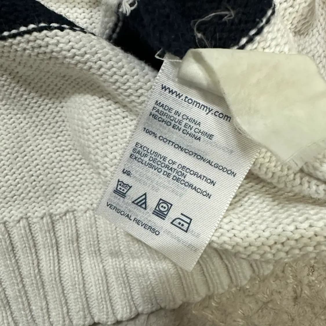 타미힐피거 반집업 니트 상품이미지4
