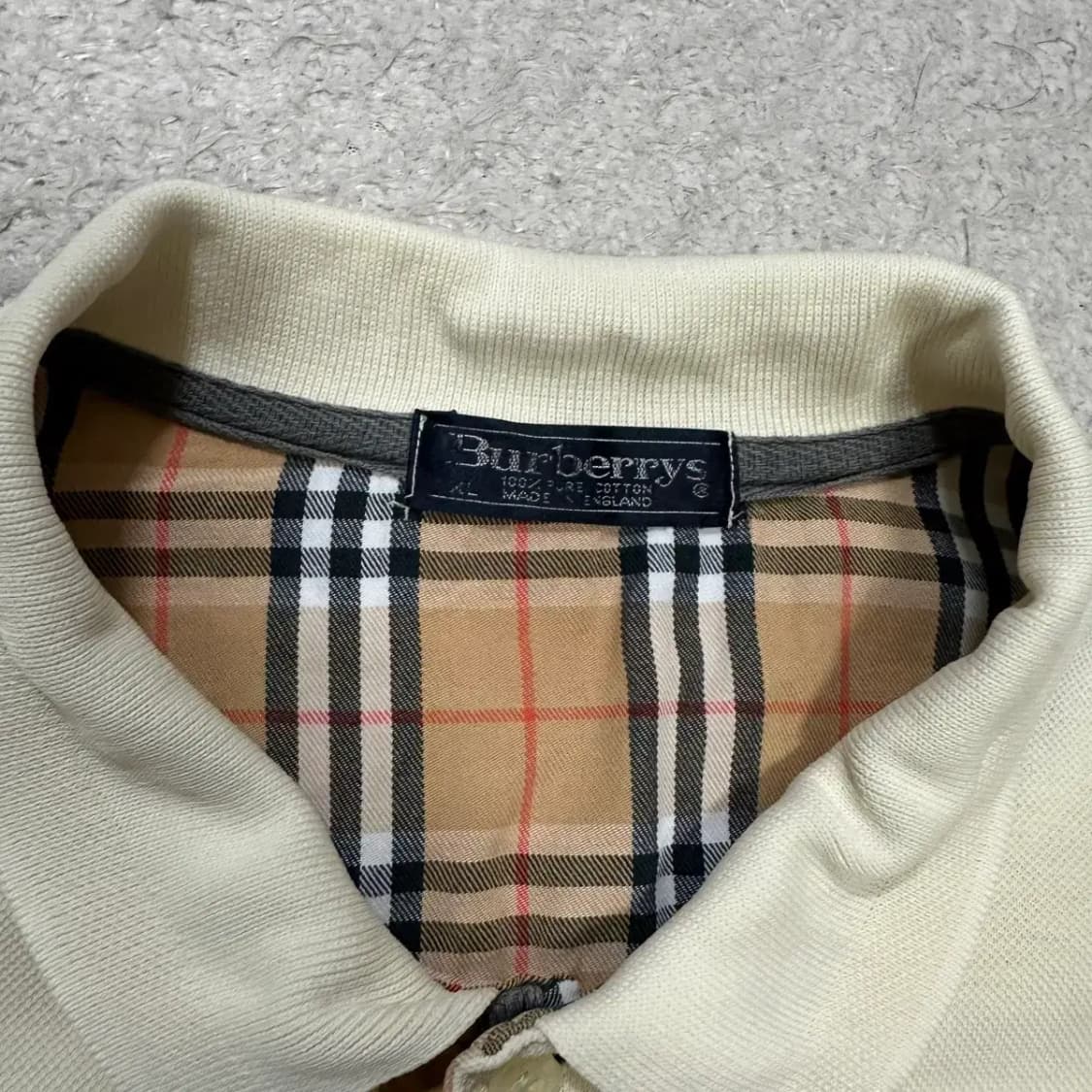 버버리 반팔 카라티 xl 상품이미지5