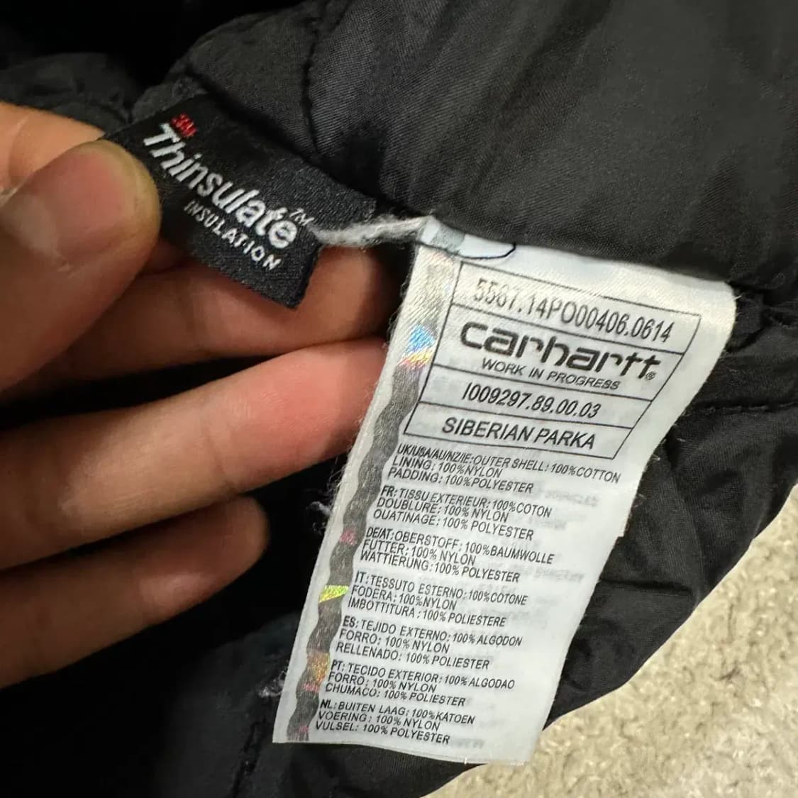 칼하트 패딩 야상 m 상품이미지4