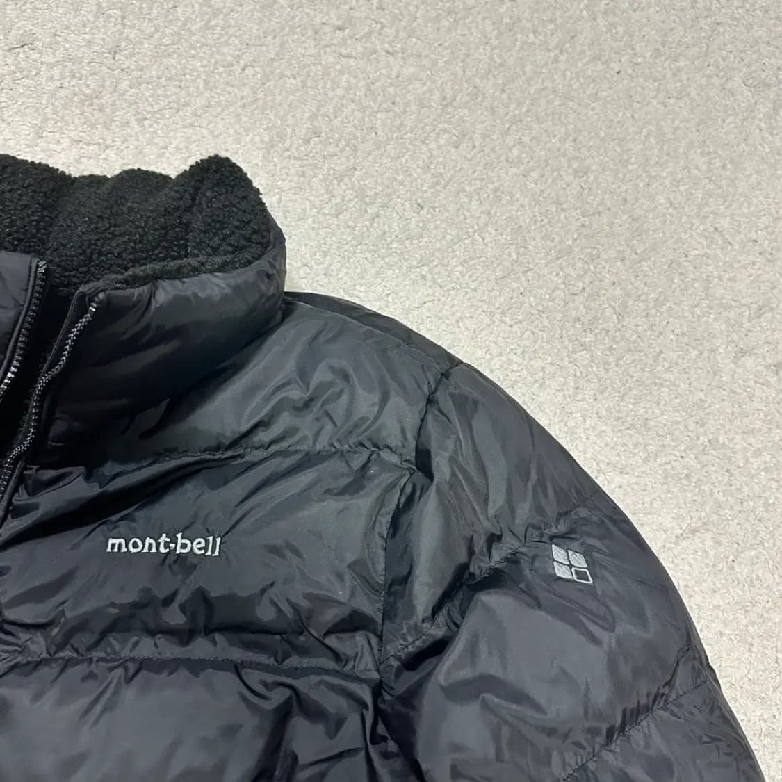 몽벨 양면 블랙 패딩 점퍼 L 100 상품이미지2