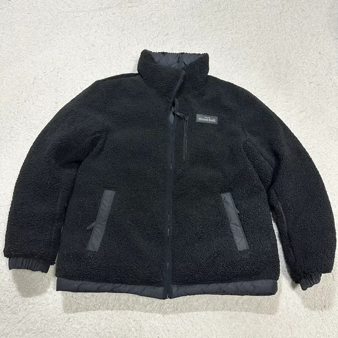 몽벨 양면 블랙 패딩 점퍼 L 100 상품이미지5