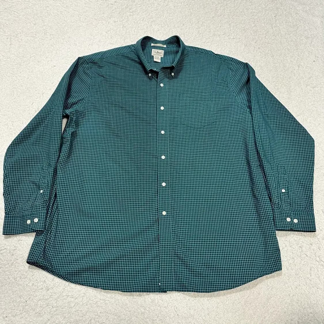 엘엘빈 L.L.Bean 체크 긴팔 셔츠 오버핏 xxl 상품이미지1