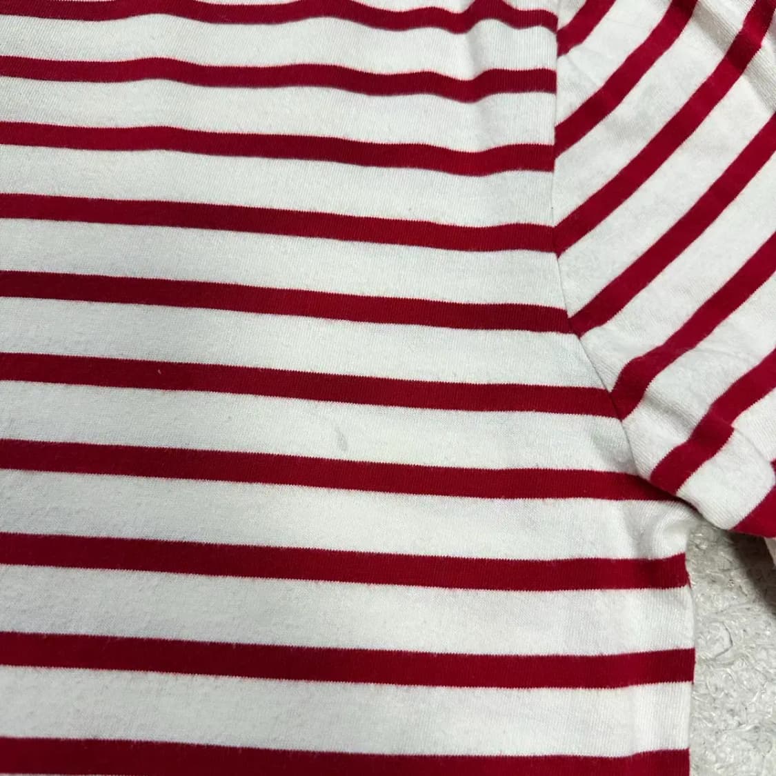 세인트제임스 빨강 스트라이프 긴팔티 s 상품이미지2