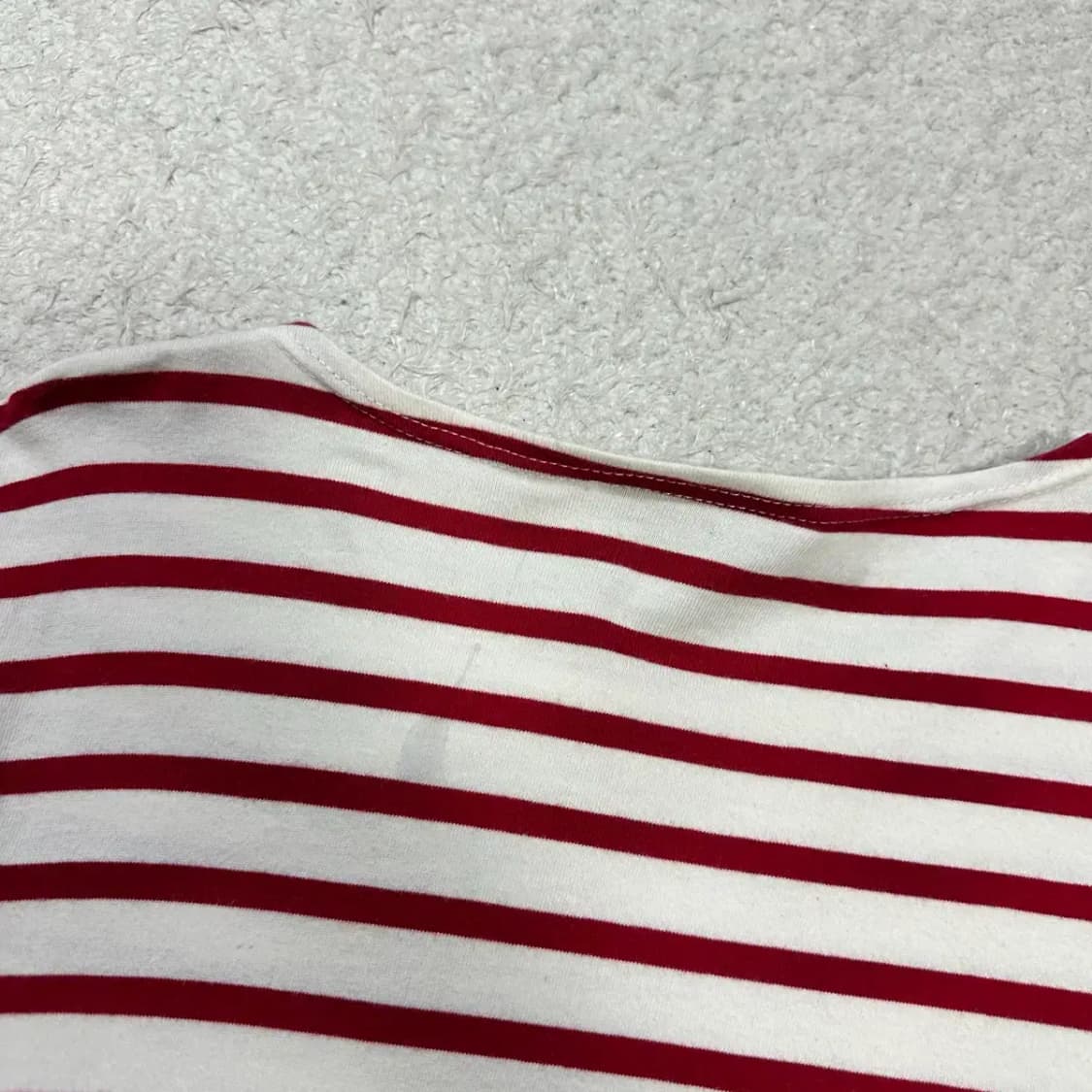 세인트제임스 빨강 스트라이프 긴팔티 s 상품이미지8