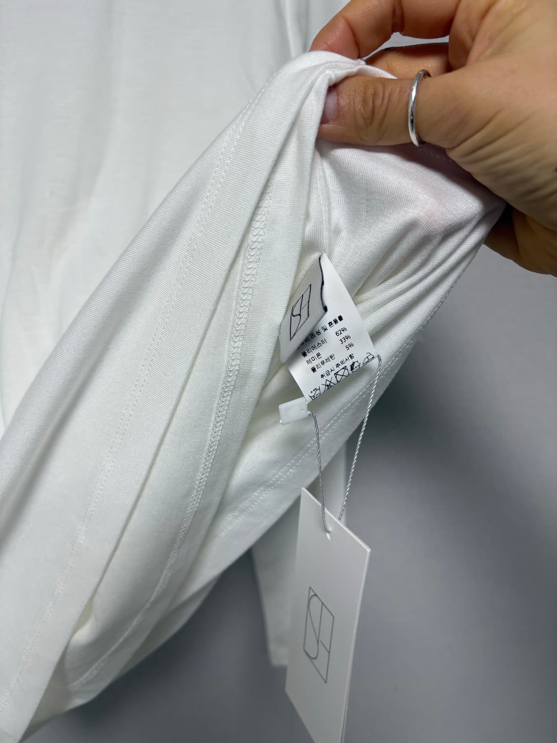 Sie 시에 베이직 라운드티 긴팔티 상품이미지3