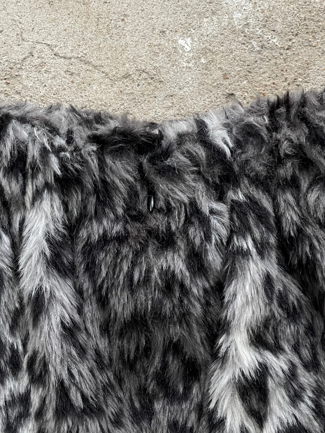 leopard fur banding skirt 상품이미지5