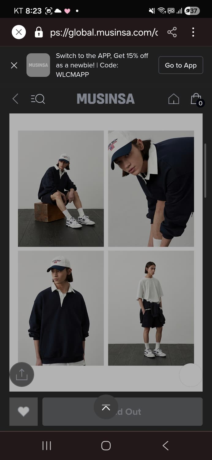 LAFUDGE STORE 럭비 맨투맨 상품이미지2