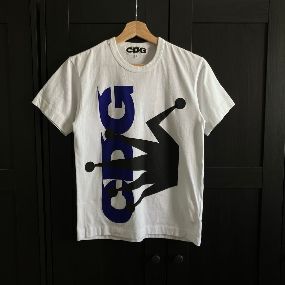 CDG X Stussy crown logo t-shirt  상품이미지1