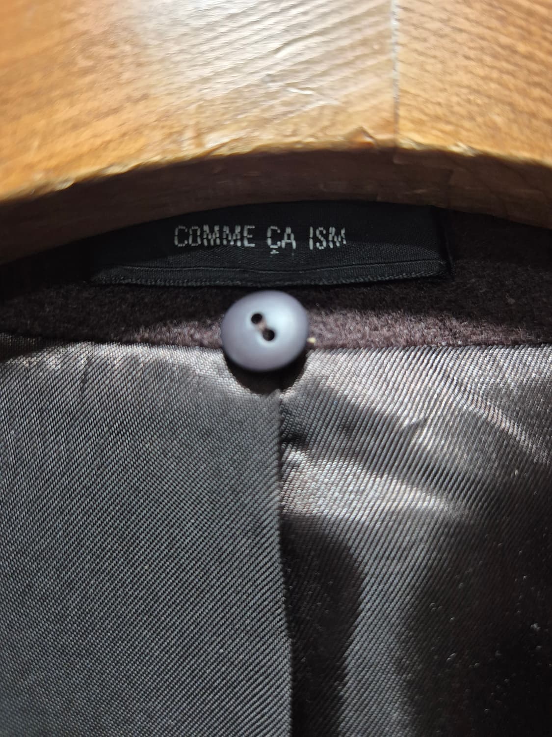 JPN빈티지.COMME CA ISM 브라운코트 상품이미지3